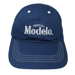 Cerveza Modelo Strapback Baseball Cap Blue One Size Adjustable Embroidered BDA